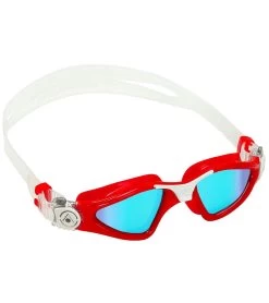 AQUASPHERE Kayenne Mirrored Lens Goggle -Swimming Equipment 6215489978536 bluemirroredlensredwhite 4a