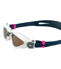 AQUASPHERE Kayenne Compact Fit Polarized Lens Goggle -Swimming Equipment 6215490240680 brownpolarizedwhitegrey 5a