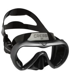 CRESSI A1 Clear Anti-Fog Lens Scuba Mask