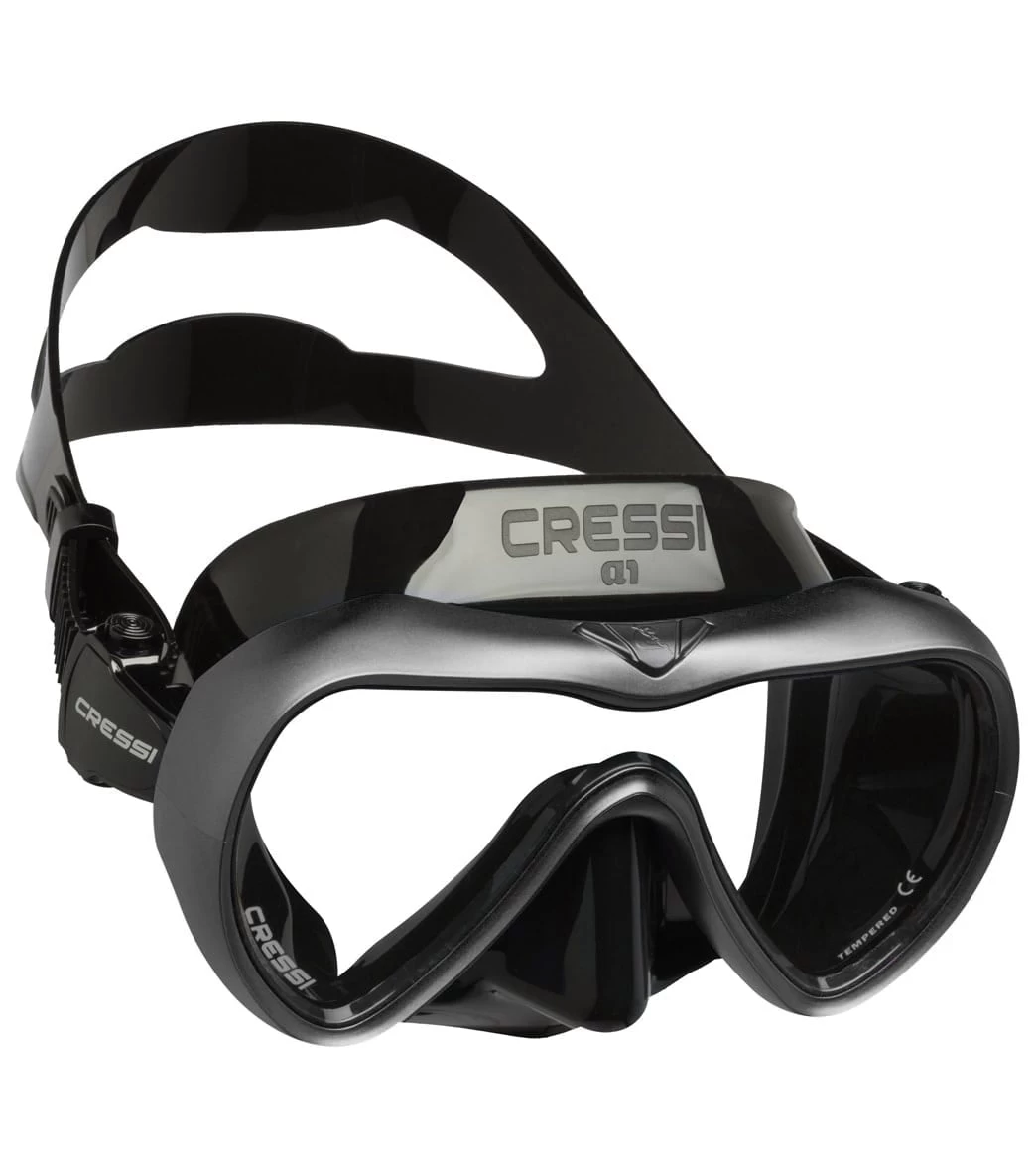 CRESSI A1 Clear Anti-Fog Lens Scuba Mask 1 CRESSI A1 Clear Anti-Fog Lens Scuba Mask