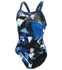 Women's Reliance Renegade DBX Back One Piece Swimsuit -Swimming Equipment 6254372749480 blue 3a