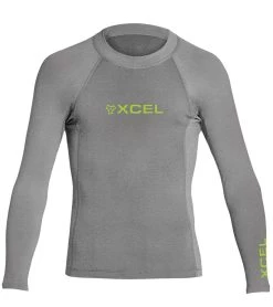 Xcel Boys' Premium Stretch Long Sleeve Rash Guard (Little Kid, Big Kid)