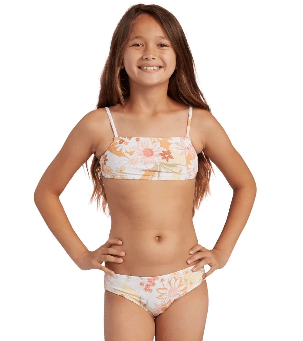 Billabong Girls' Little Bit Of Sunshine Tank Bikini Set 1 Billabong Girls' Little Bit Of Sunshine Tank Bikini Set