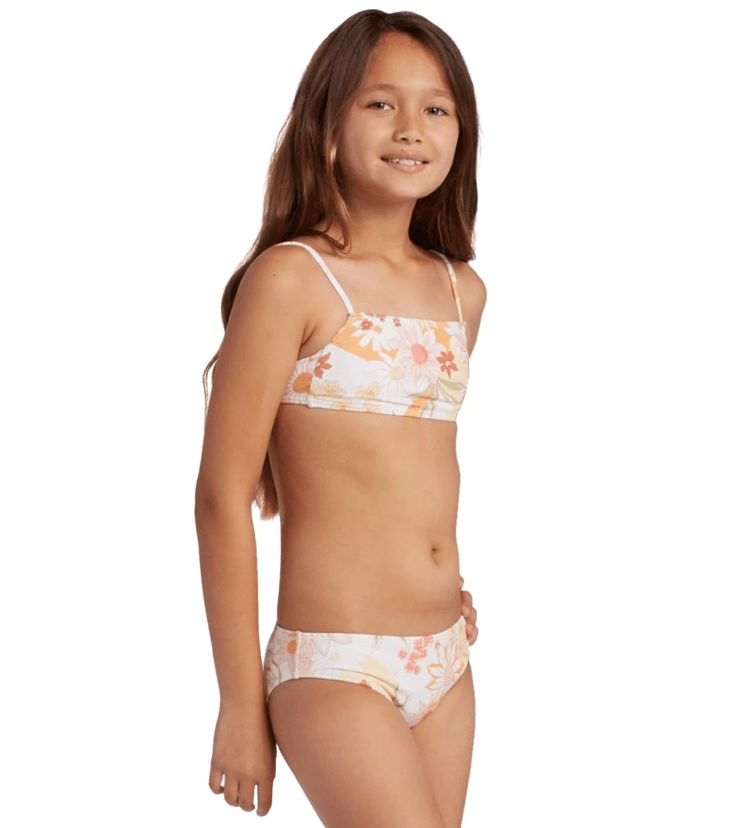 Billabong Girls' Little Bit Of Sunshine Tank Bikini Set 2 Billabong Girls' Little Bit Of Sunshine Tank Bikini Set - Image 2