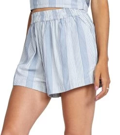 RVCA Women's Sawyer Short -Swimming Equipment 6612054048936 bluedust 5a