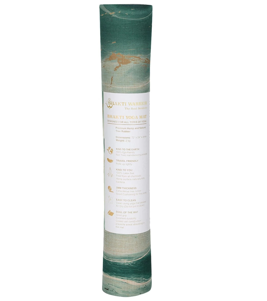 Anahata Hemp Yoga Mat 72" 3mm 2 Anahata Hemp Yoga Mat 72" 3mm - Image 2