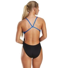 TYR Women's Odyssey Cutoutfit One Piece Swimsuit 7 TYR Women's Odyssey Cutoutfit One Piece Swimsuit -Swimming Equipment 6663787905192 blue 3a
