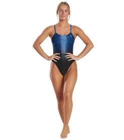 TYR Women's Odyssey Cutoutfit One Piece Swimsuit 8 TYR Women's Odyssey Cutoutfit One Piece Swimsuit -Swimming Equipment 6663787905192 blue 4a