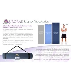 Ultra Yoga Mat 78" 6 Ultra Yoga Mat 78" -Swimming Equipment 6714051330216 black 3a