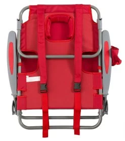Face Down Beach Chair W/ Backpack Straps -Swimming Equipment 6716806398120 red 4a