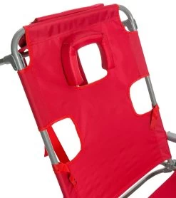 Face Down Beach Chair W/ Backpack Straps -Swimming Equipment 6716806398120 red 5a