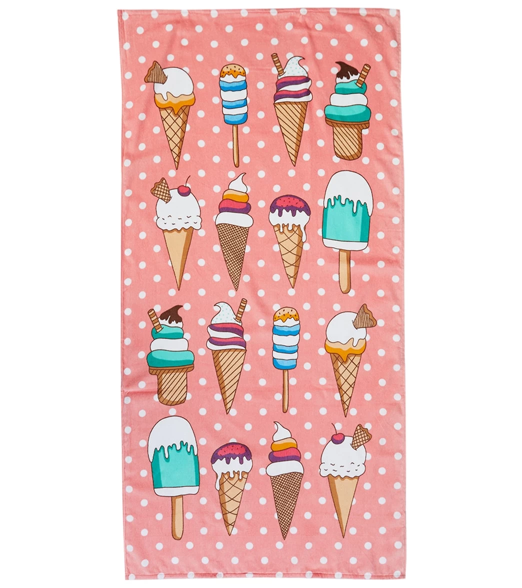 Dohler Ice Cream Beach Towel 30”X 60” 1 Dohler Ice Cream Beach Towel 30”X 60”
