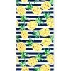 Dohler Pineapple Stripes Beach Towel 30”X 60”