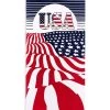 Dohler Usa Sun & Flag Beach Towel 30”X 60”