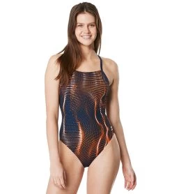 Speedo Women's Solar Boom Flyback One Piece Swimsuit