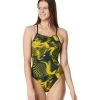 Speedo Women's Fusion Vibe Crossback One Piece Swimsuit