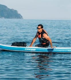 CRESSI Element All Around Inflatable SUP 10’2’’ Set -Swimming Equipment 6856349188264 whiteblue 5a