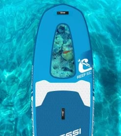 CRESSI Reef Window 10’2’’ Inflatable SUP Set -Swimming Equipment 6856349974696 bluewhite 5a