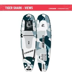 CRESSI Tiger Shark Multitask 10’2’’ Inflatable SUP Set 26 CRESSI Tiger Shark Multitask 10’2’’ Inflatable SUP Set -Swimming Equipment 6856350367912 greyblackcammo 12a
