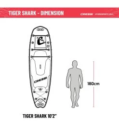 CRESSI Tiger Shark Multitask 10’2’’ Inflatable SUP Set 23 CRESSI Tiger Shark Multitask 10’2’’ Inflatable SUP Set -Swimming Equipment 6856350367912 greyblackcammo 9a