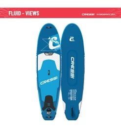 CRESSI Fluid All Round Dc 10'2'' Inflatable SUP Set 26 CRESSI Fluid All Round Dc 10'2'' Inflatable SUP Set -Swimming Equipment 6856351121576 bluewhite 12a