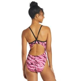 HydroLast Flash Thin Strap One Piece Swimsuit 10 HydroLast Flash Thin Strap One Piece Swimsuit -Swimming Equipment 6940348154024 pink 3a