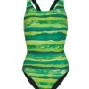 Deep Wide Strap One Piece Swimsuit Youth (22-28)