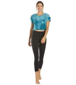 Marika Tie Dye Boxy Crop -Swimming Equipment 6948895555752 bluesprucespiraltiedye 4a