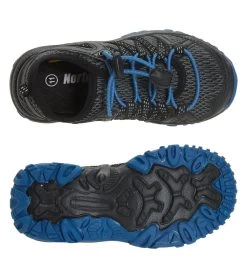 Kid's Cedar Rapids Waterproof Shoes (Toddler, Little Kid) 7 Kid's Cedar Rapids Waterproof Shoes (Toddler, Little Kid) -Swimming Equipment 7025681072296 dkgrayblue 4a