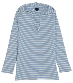 Girls' Parallels Hoodie Tunic Cover Up (Big Kid)