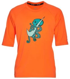 Nike Boys' Octologo Short Sleeve Hydroguard (Big Kid)