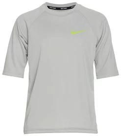 Nike Boys' Block Logo Short Sleeve Hydroguard (Big Kid)