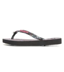 Havaianas Kid's Slim Glitter II Sandal (Toddler, Big Kid) -Swimming Equipment 7203783311528 black 3a