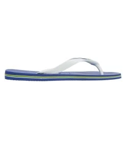 Havaianas Men's Brazil Logo Sandal -Swimming Equipment 7203783704744 marineblue 3a