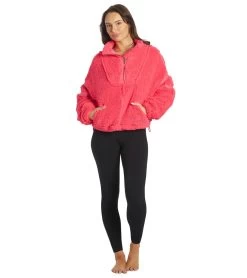 FREE PEOPLE Nantucket Fleece Pullover -Swimming Equipment 7207103004840 malibu 4a