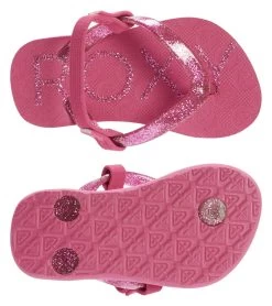 Roxy Girls' Viva Sparkle Sandal (Toddler) -Swimming Equipment 7209660055720 pink1 4a