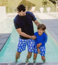 Boys' Penguin Patrol Volley Board Short (Toddler, Little Kid, Big Kid) 7 Boys' Penguin Patrol Volley Board Short (Toddler, Little Kid, Big Kid) -Swimming Equipment 7217020993704 blue 3a