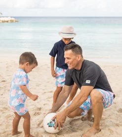 Boys' Turtle Tide SS Sunsuit (Baby) 5 Boys' Turtle Tide SS Sunsuit (Baby) -Swimming Equipment 7217021550760 blue 3a