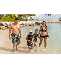 Men's Neon Rainforest Swim Trunks -Swimming Equipment 7217115988136 black 5a