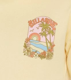 Billabong Girls' Pacific Vibrations Pullover (Little Kid, Big Kid) 5 Billabong Girls' Pacific Vibrations Pullover (Little Kid, Big Kid) -Swimming Equipment 7222984474792 buttermilk 3a