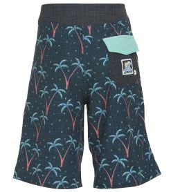 Boys' Oasis Boardshort (Little Kid, Big Kid) -Swimming Equipment 7223829299368 black 3a