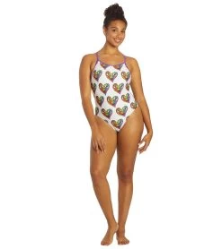 Sporti X Tyler Wallach Limited Edition Heart Face Tie Back One Piece Swimsuit 14 Sporti X Tyler Wallach Limited Edition Heart Face Tie Back One Piece Swimsuit -Swimming Equipment 7242999529640 white 7a