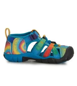 Keen Children's Seacamp II CNX Water Shoes -Swimming Equipment 7261754196136 vividblueoriginaltiedye 3a