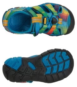 Keen Children's Seacamp II CNX Water Shoes -Swimming Equipment 7261754196136 vividblueoriginaltiedye 4a