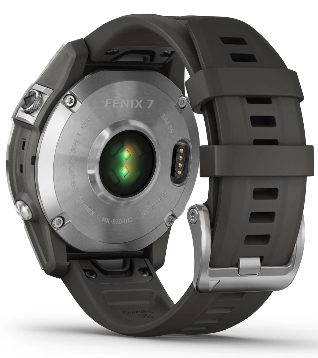 Garmin Fenix 7 Silver/Graphite Band 10 Garmin Fenix 7 Silver/Graphite Band - Image 10