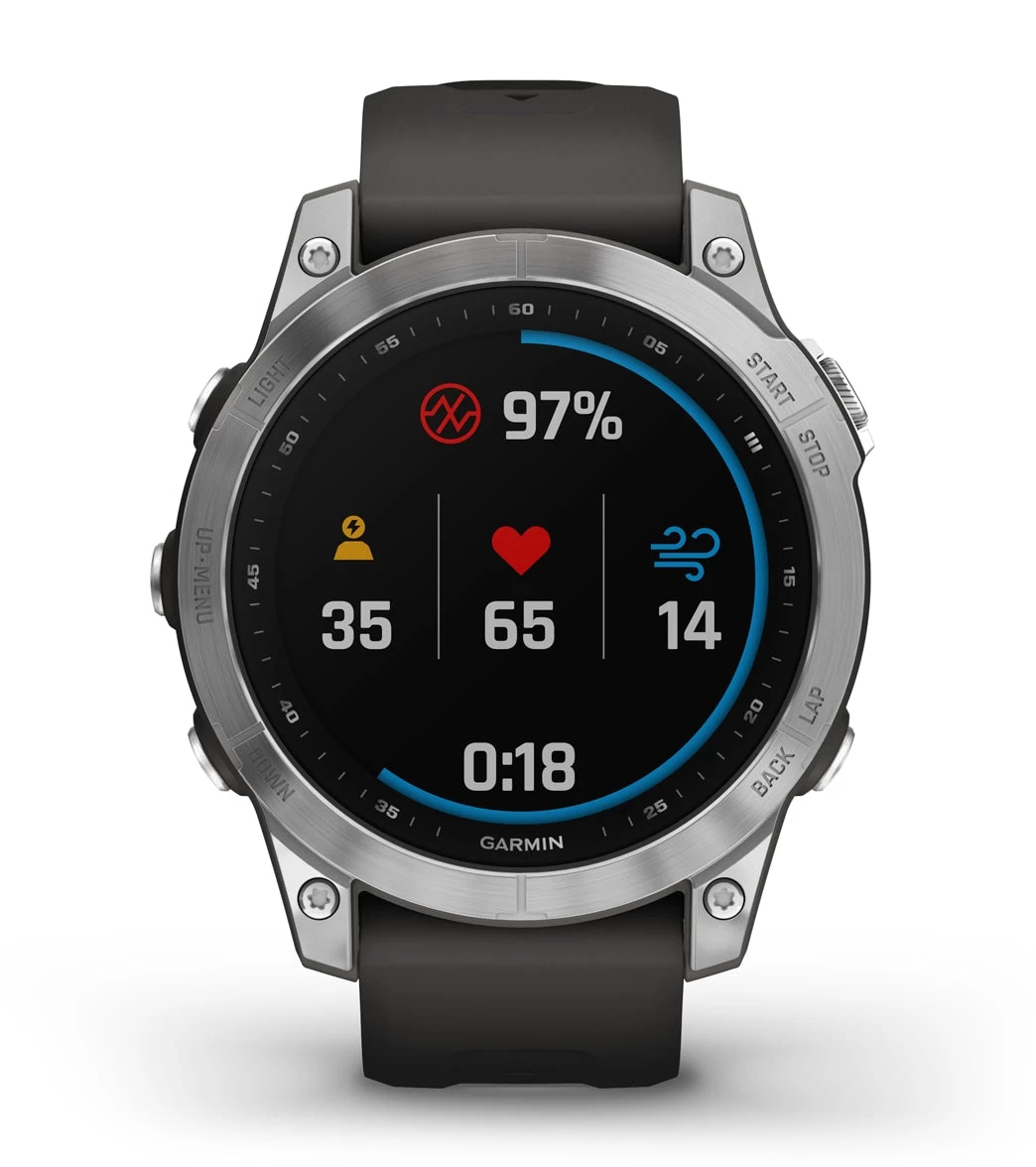 Garmin Fenix 7 Silver/Graphite Band 4 Garmin Fenix 7 Silver/Graphite Band - Image 4