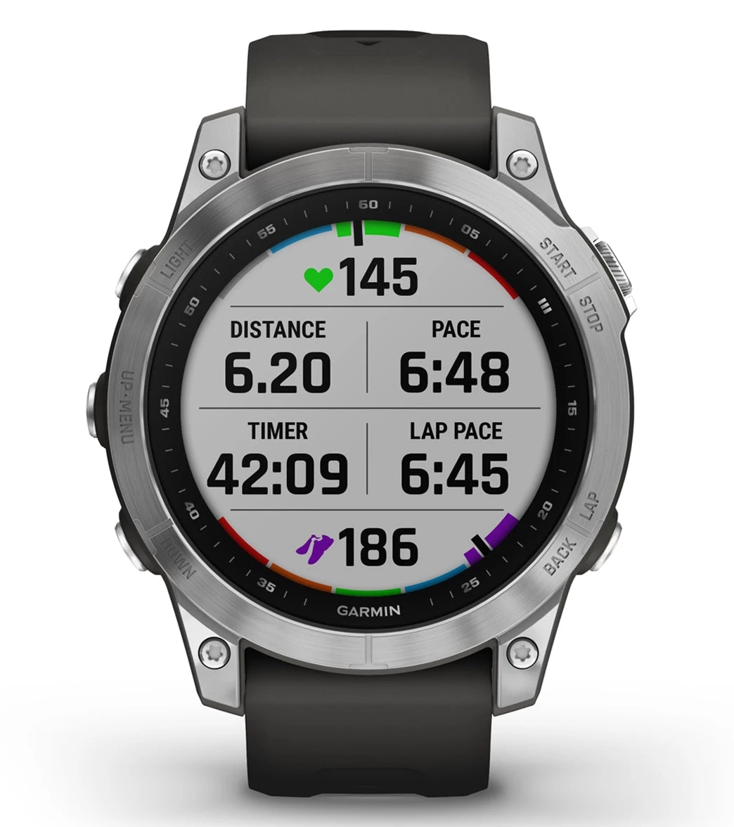 Garmin Fenix 7 Silver/Graphite Band 8 Garmin Fenix 7 Silver/Graphite Band - Image 8