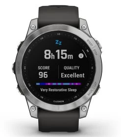 Garmin Fenix 7 Silver/Graphite Band 18 Garmin Fenix 7 Silver/Graphite Band -Swimming Equipment 7289505054888 silvergraphite 9a