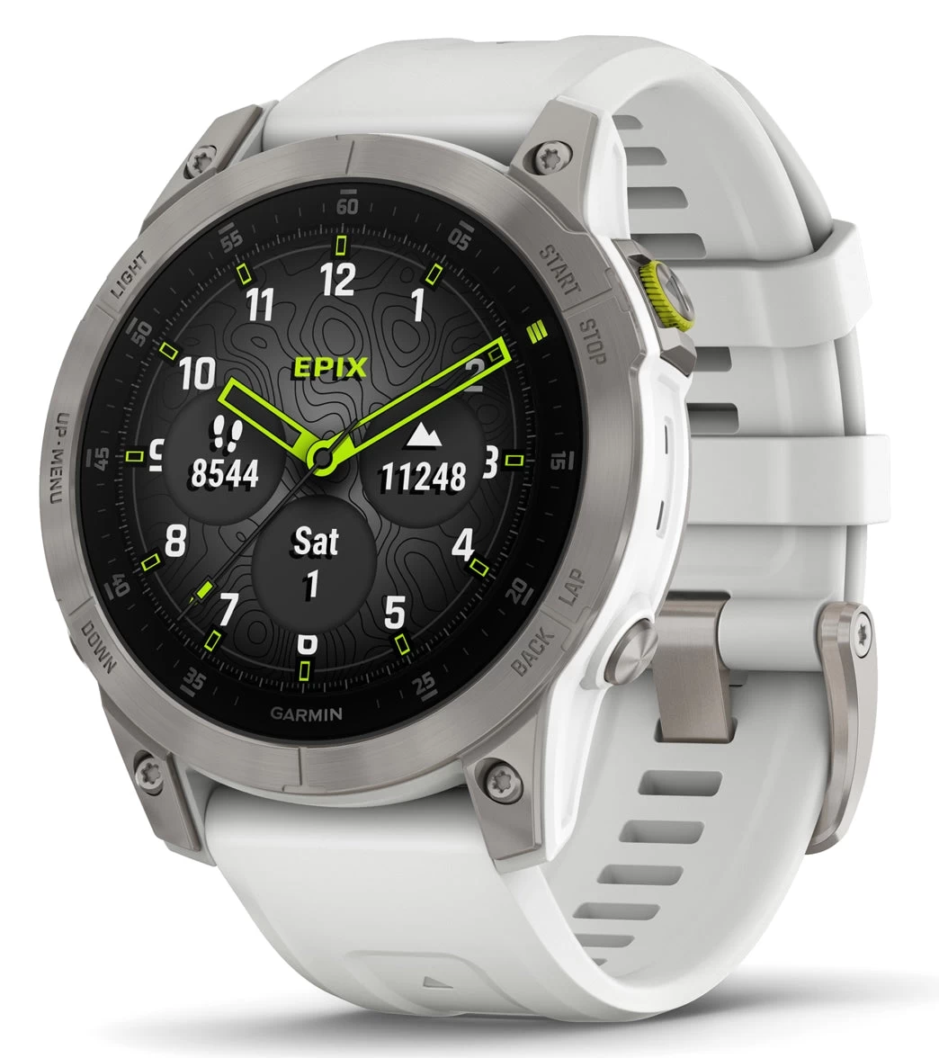 Garmin Epix Gen 2 White Titanium 1 Garmin Epix Gen 2 White Titanium