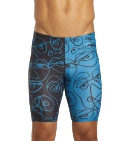 Sporti X ALILscribble Limited Edition Divide Jammer Swimsuit 22 Sporti X ALILscribble Limited Edition Divide Jammer Swimsuit -Swimming Equipment 7326810636456 blueblack 10a